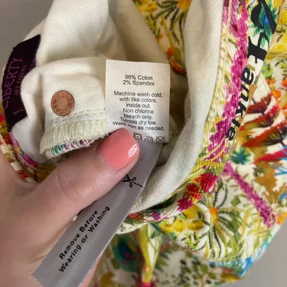 J. Crew x Liberty Floral Ankle Toothpick Jeans - 24 - Picture 7 of 7